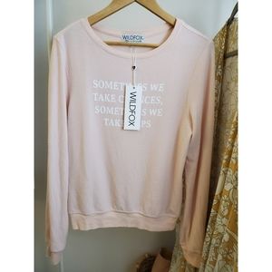 WILDFOX PINK FLUSH SWEATSHIRT